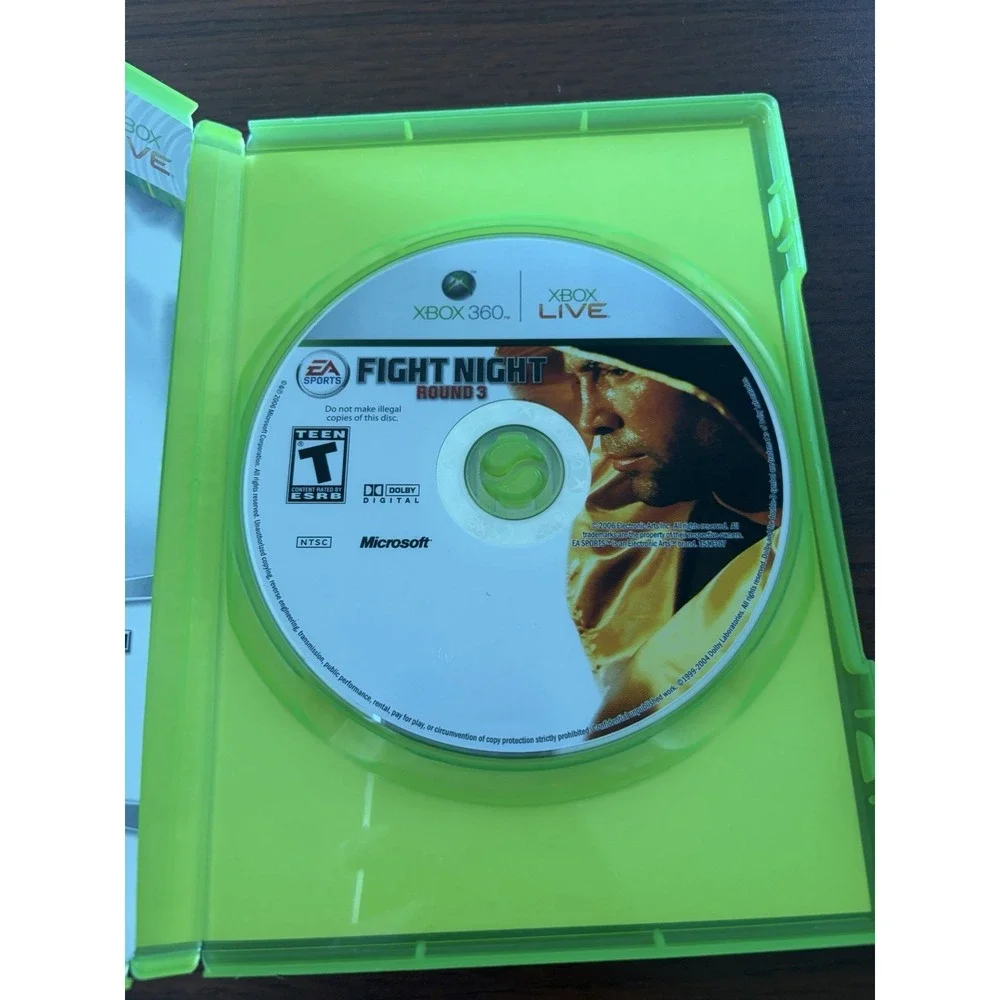Fight Night Round 3 Microsoft Xbox 360, Boxing, Video Game Complete with Manual
